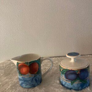 Victoria & Beale "Forbidden Fruit" Sugar & Creamer